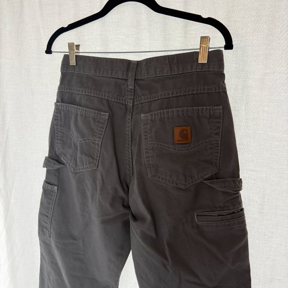 Carhartt Gray Loose Original Fit Jeans Tag Detail